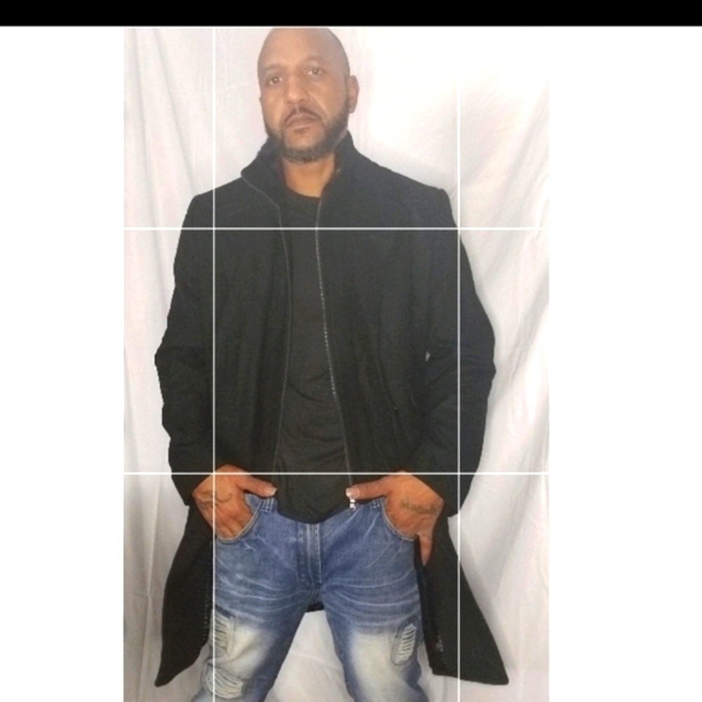 Men's Long Trench Coat